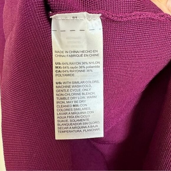Chico’s TRAVELERS COLLECTIONSweater-Knit Top Plum Size Small - Picture 11 of 15